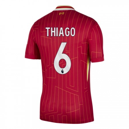 Liverpool Thiago 6 Domácí 2024-25 - Fotbalové Dresy (S/S)